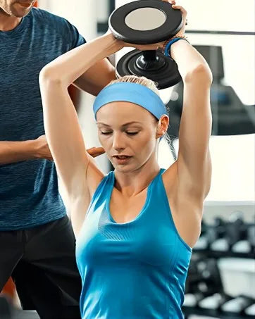 Unisex Sweat Absorbing Sports Headbands 6 Pack Cotton - Smarsty