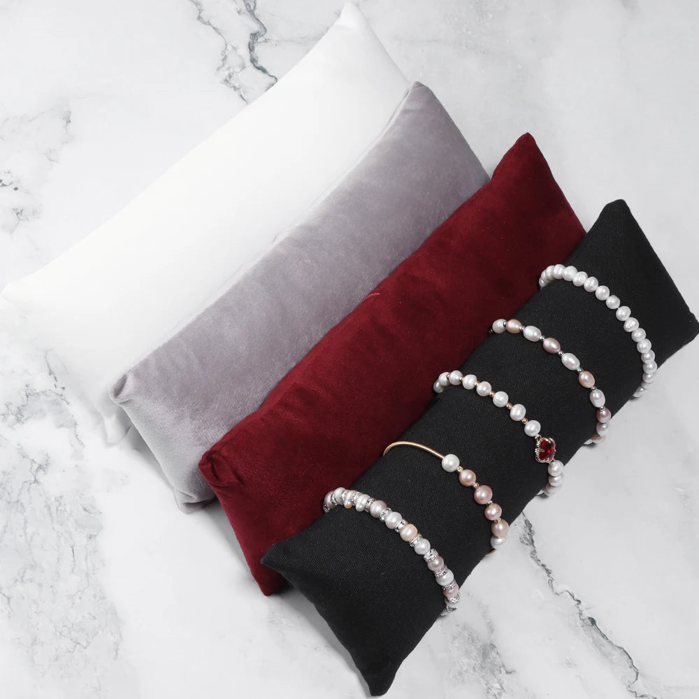Velvet Jewelry Display Pillow for Bracelets and Watches - Smarsty