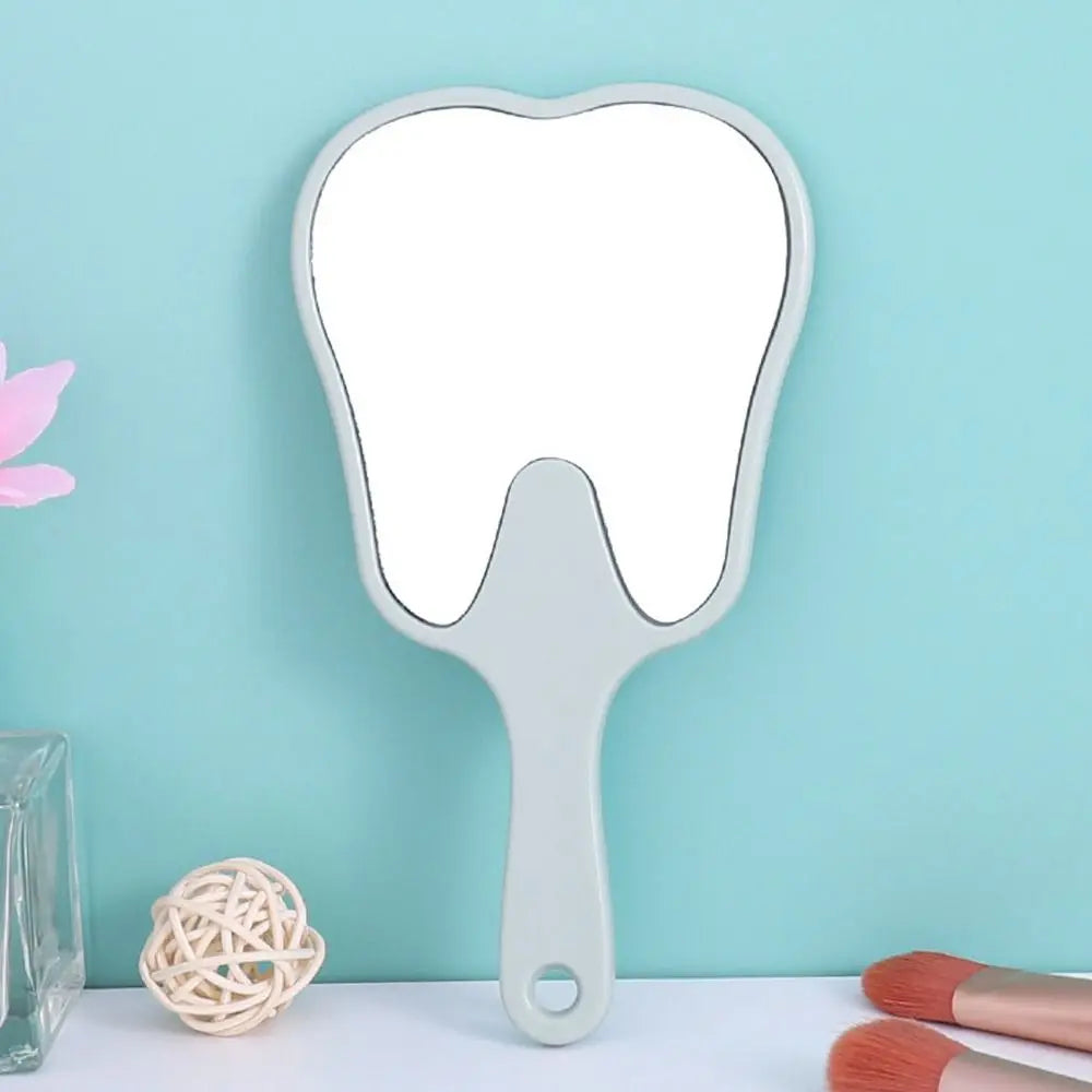 Tooth Shaped Handheld Mirror for Makeup and Dental Use - Smarsty