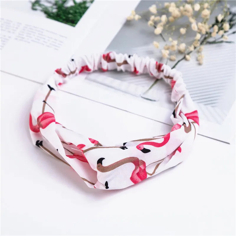 Bohemian Print Headbands For Women Vintage Turban Comfort - Smarsty