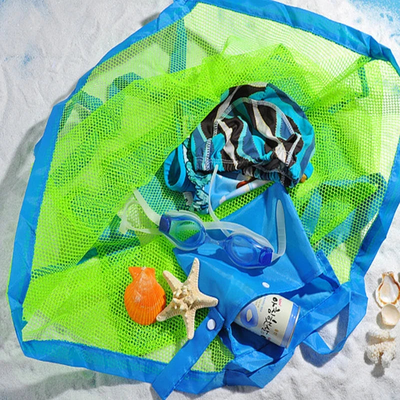 Portable Mesh Beach Tote For Kids Bath Toy Storage Bag - Smarsty