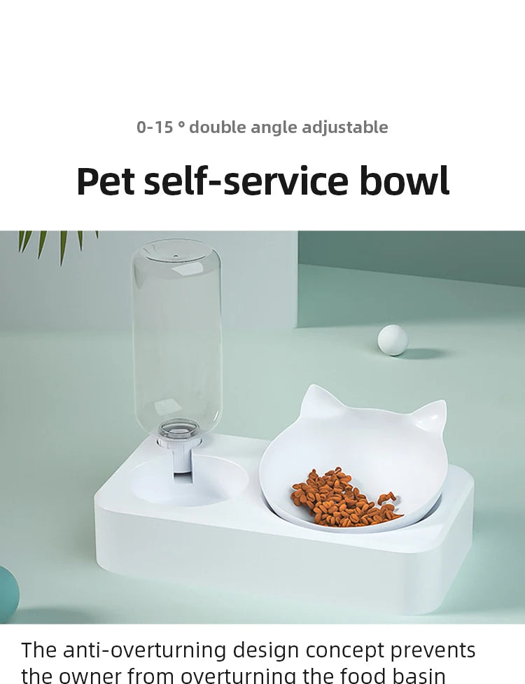 Tilted Pet Bowl for Healthy Eating and Comfort - Smarsty