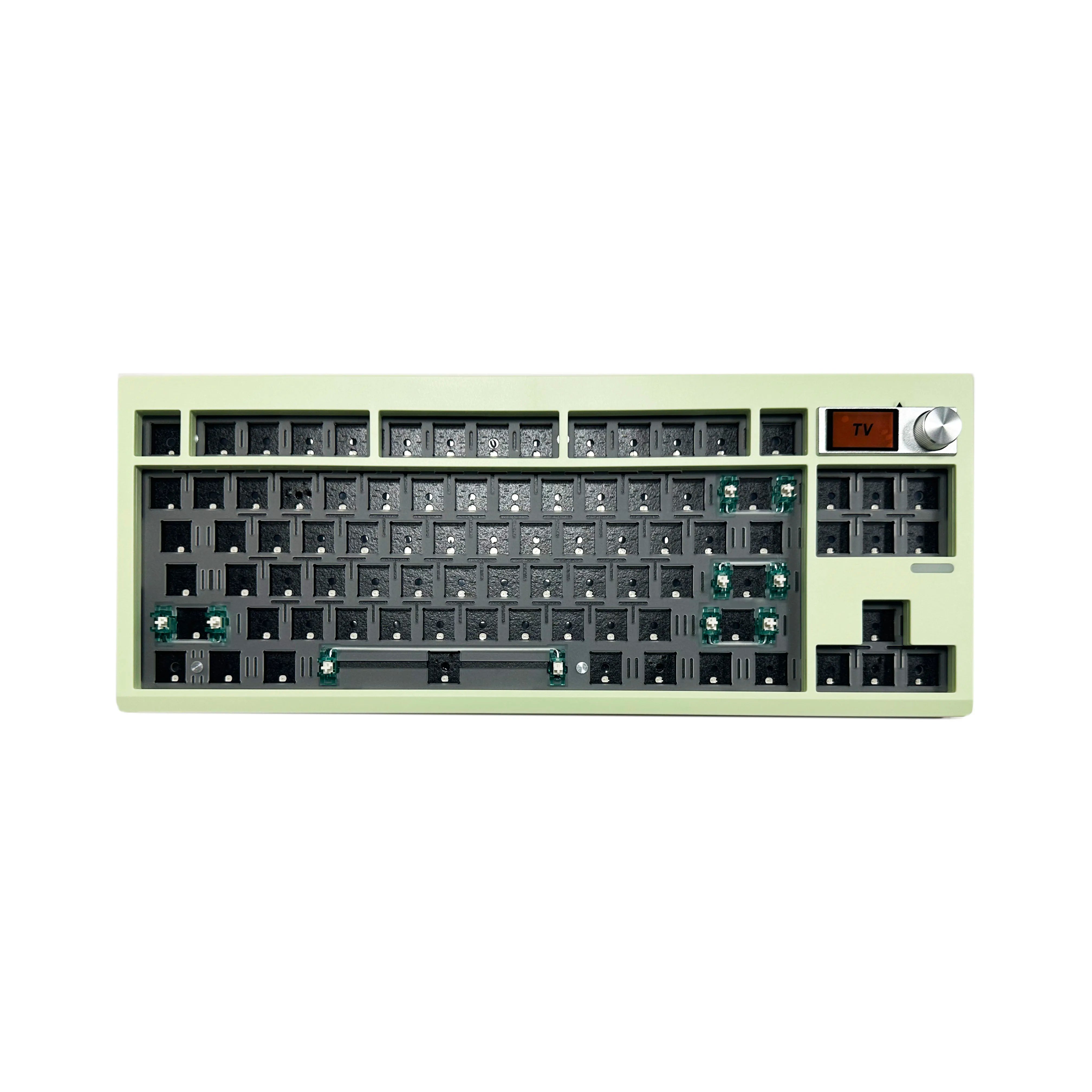Gasket Mounted Mechanical Keyboard Kit With TFT Screen