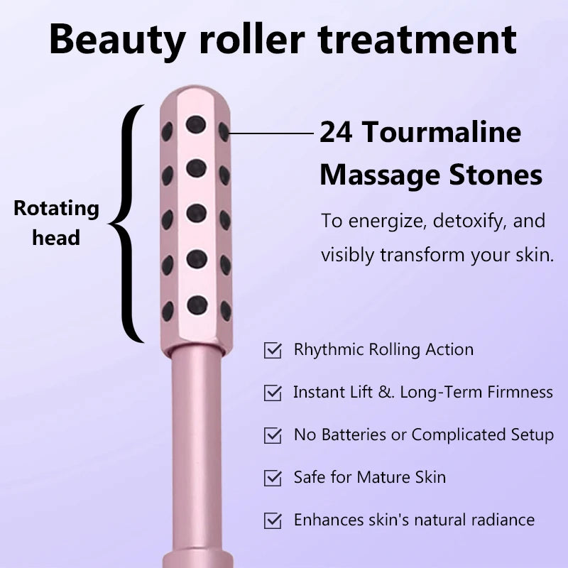 24 Germanium Face Massage Roller for Skin Care - Smarsty