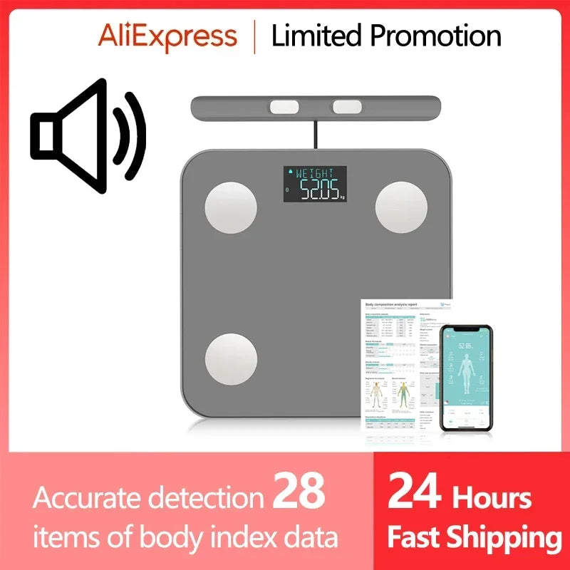 Smart Kitchen Scale Stainless Steel Food Calorie Protein Fat Carbs Nutritional Calculator 11LB/5kg Weight for Healthy Cooking