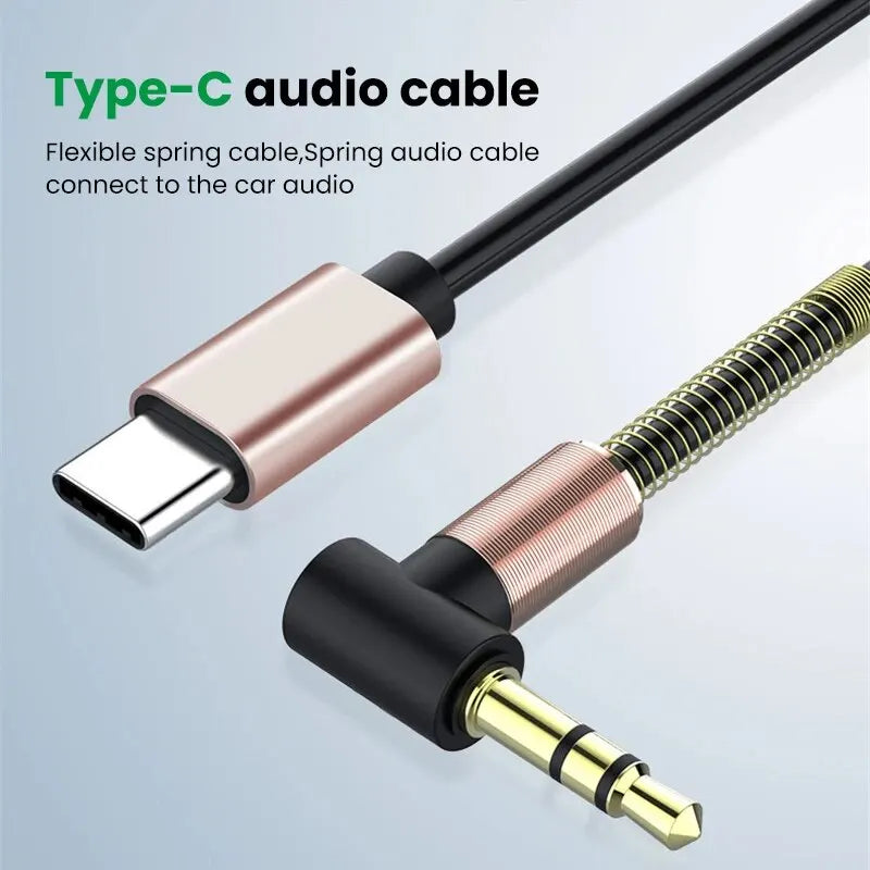 USB C to 3.5mm AUX Audio Adapter for Clear Sound - Smarsty