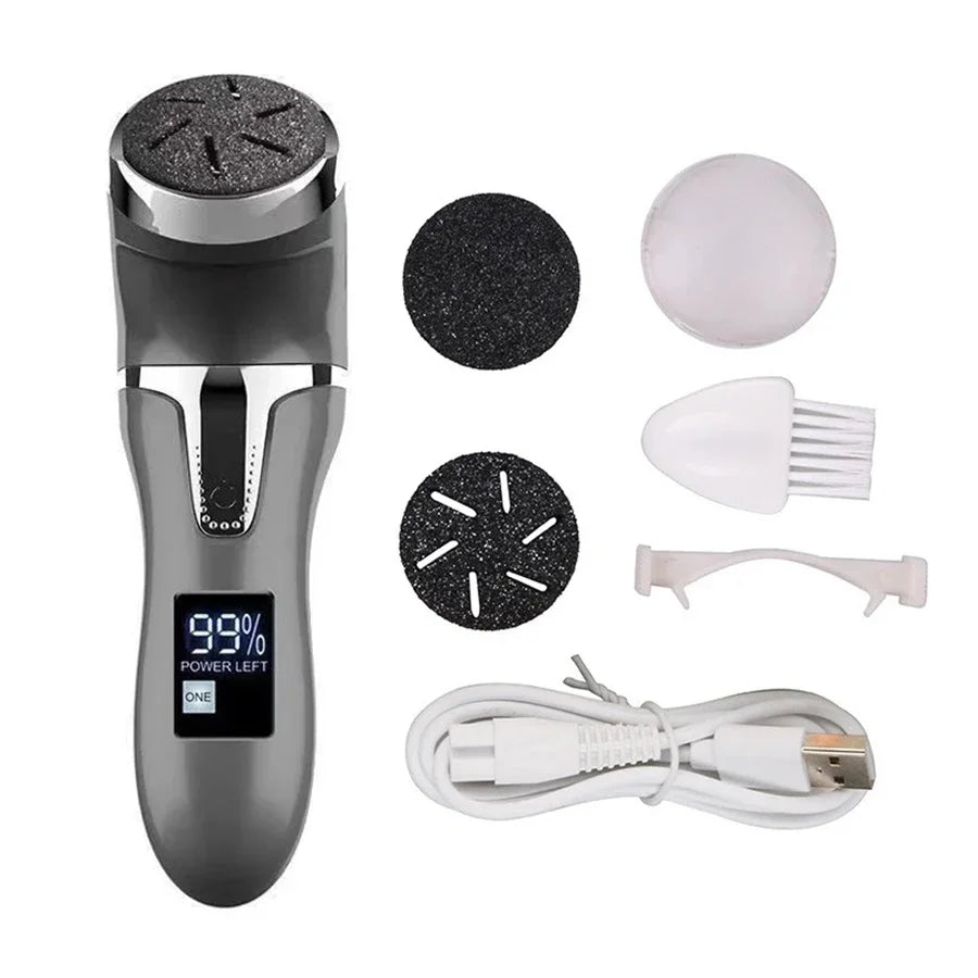 Rechargeable Electric Foot File Callus Remover for Smooth Feet - Smarsty