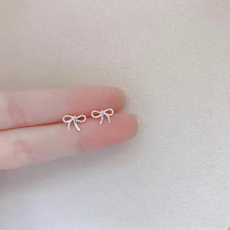 Hypoallergenic Heart Stud Earrings Minimalist Daily Wear - Smarsty