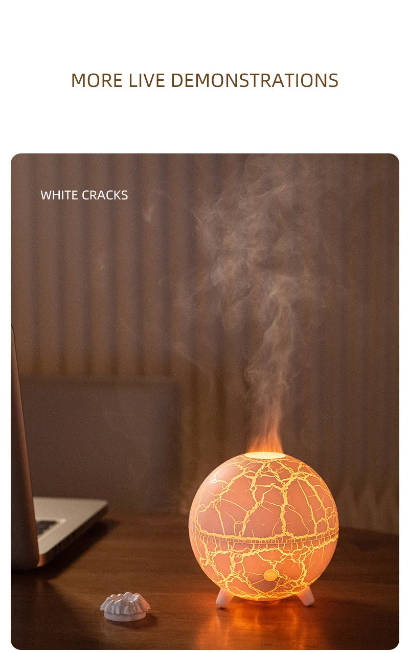 Colorful Atmosphere Lamp USB Humidifier with Essential Oil Diffuser - Smarsty