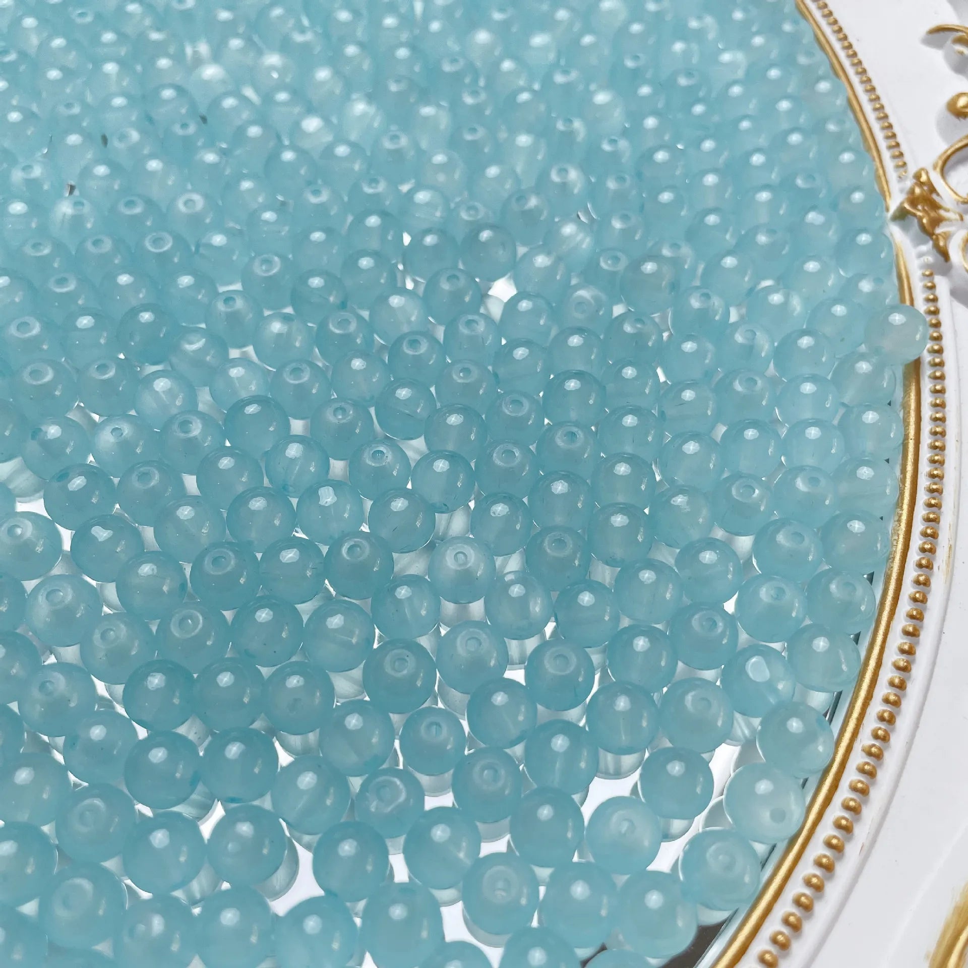 8mm Multicolor Glass Beads for Handmade Jewelry - Smarsty