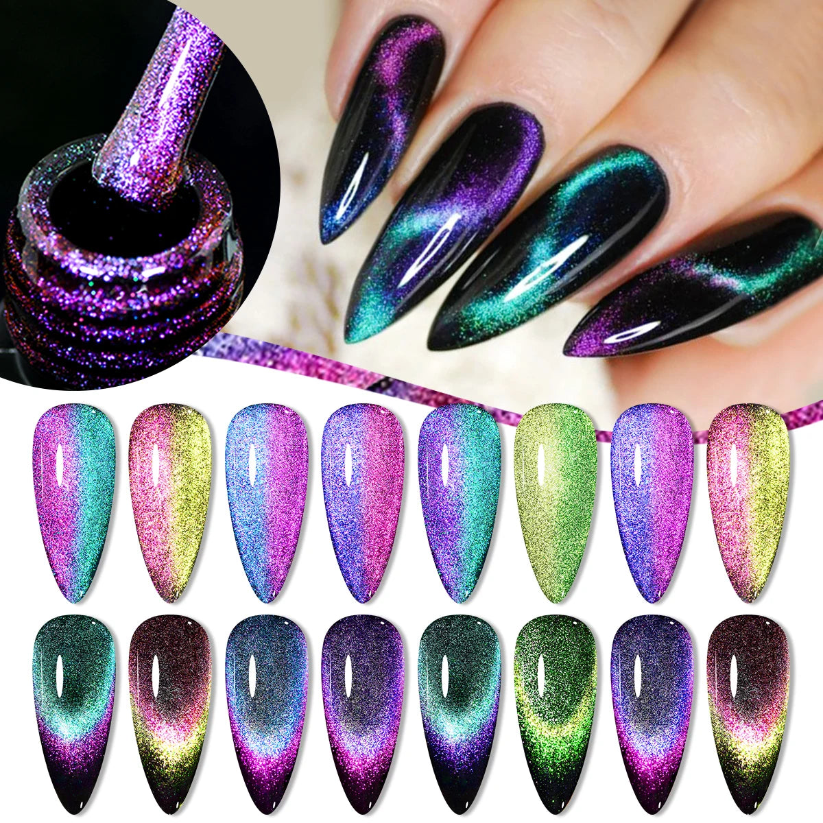 Magnetic Gel Nail Polish Kit for Stunning Nail Art - Smarsty