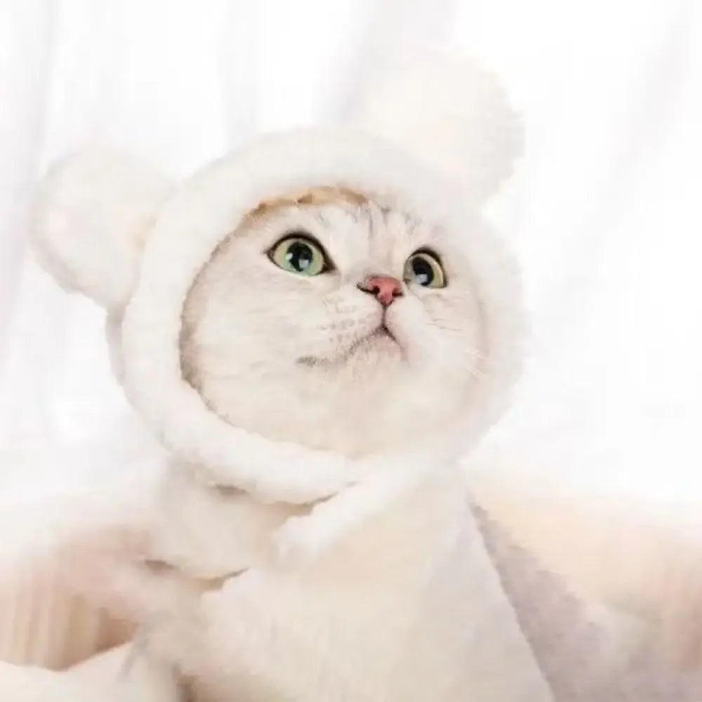 Cute Cat Dog Plush Hat for Warm Cosplay Fun - Smarsty