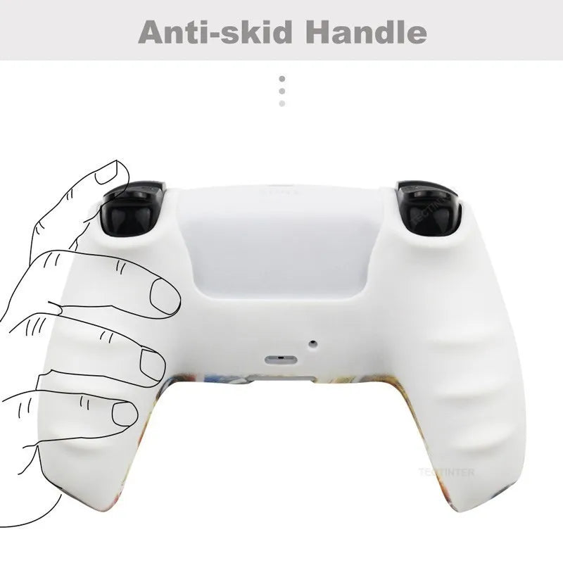 Silicone Protective Cover for PS5 Controller Anti-Slip Grip - Smarsty