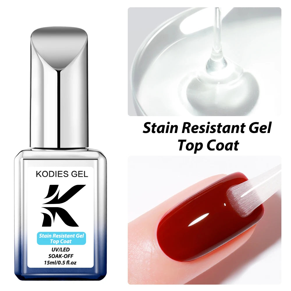 Kodies Gel Super Shine Top Coat Nail Polish - Smarsty