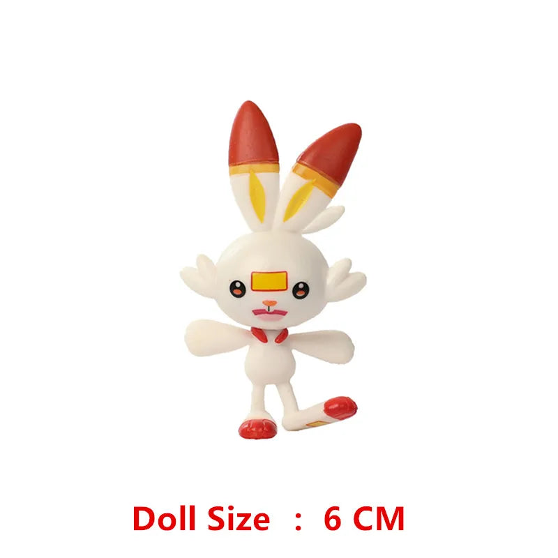 Pokemon 4-13Cm New Cartoons Movie Anime Figure Pikachu Mewtwo Charmander Blastoise Gurado Pet Action Model Toy Gifts by Smarsty