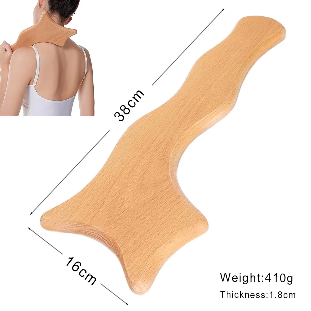 Wooden Lymphatic Drainage Massage Tools for Body Shaping - Smarsty
