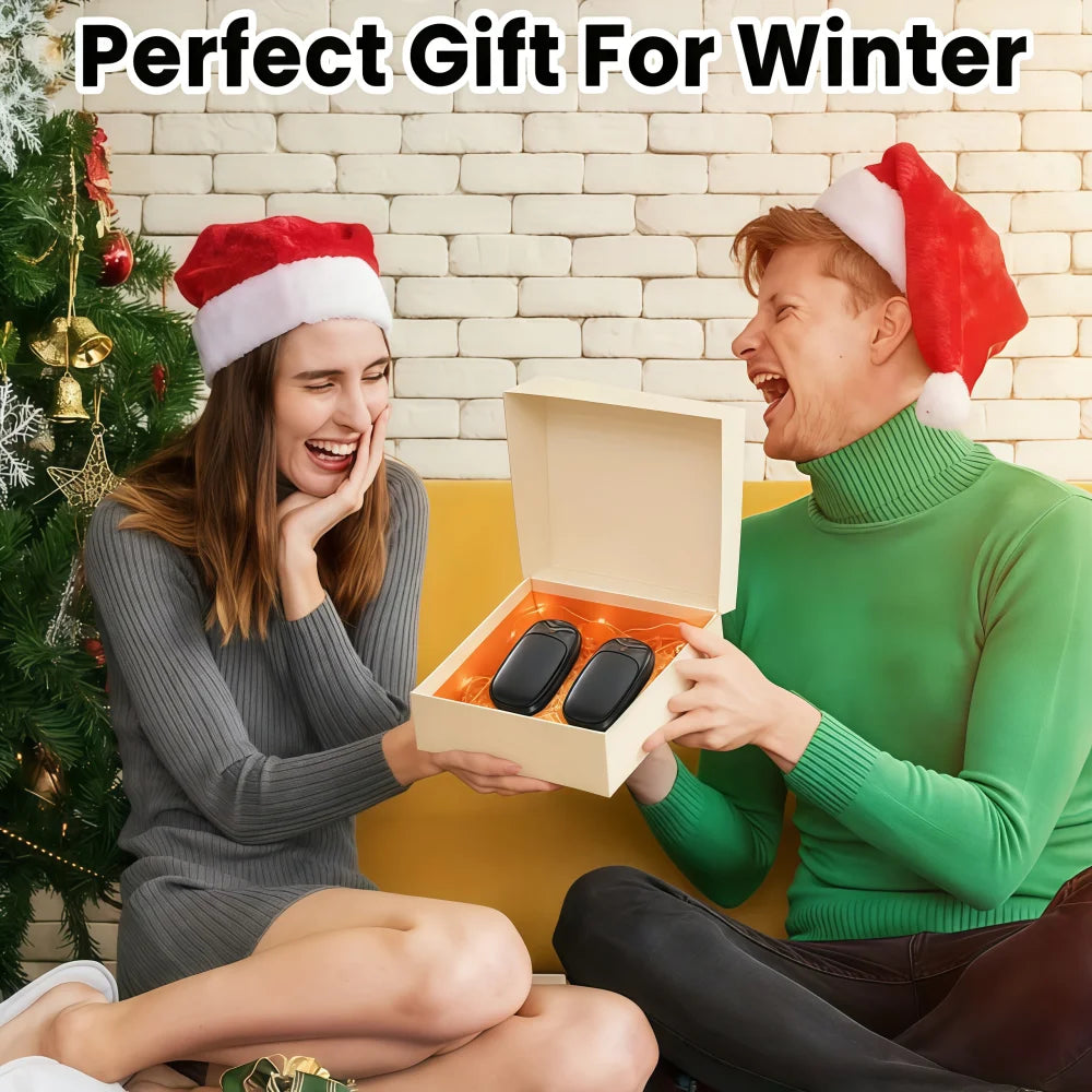 2-in-1 Hand Warmers Rechargeable 2 Pack Magnetic Electric Hand Warmer Portable Pocket Hand Warmer - Smarsty