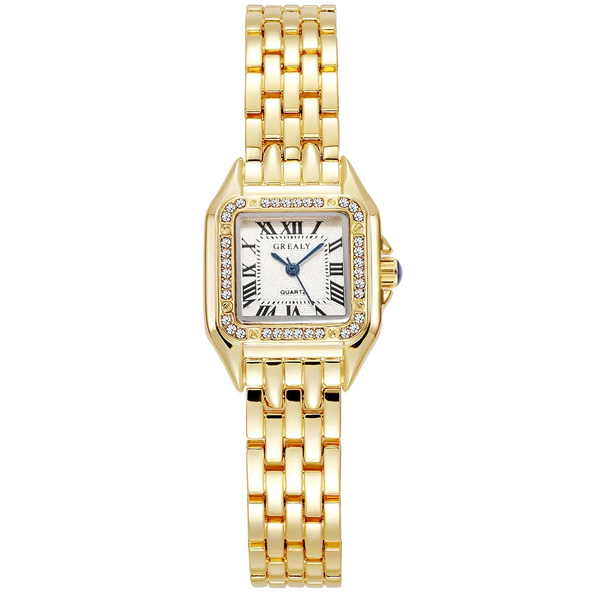 Light Luxury Women’s Gold Quartz Watch with Bracelet Clasp - Smarsty