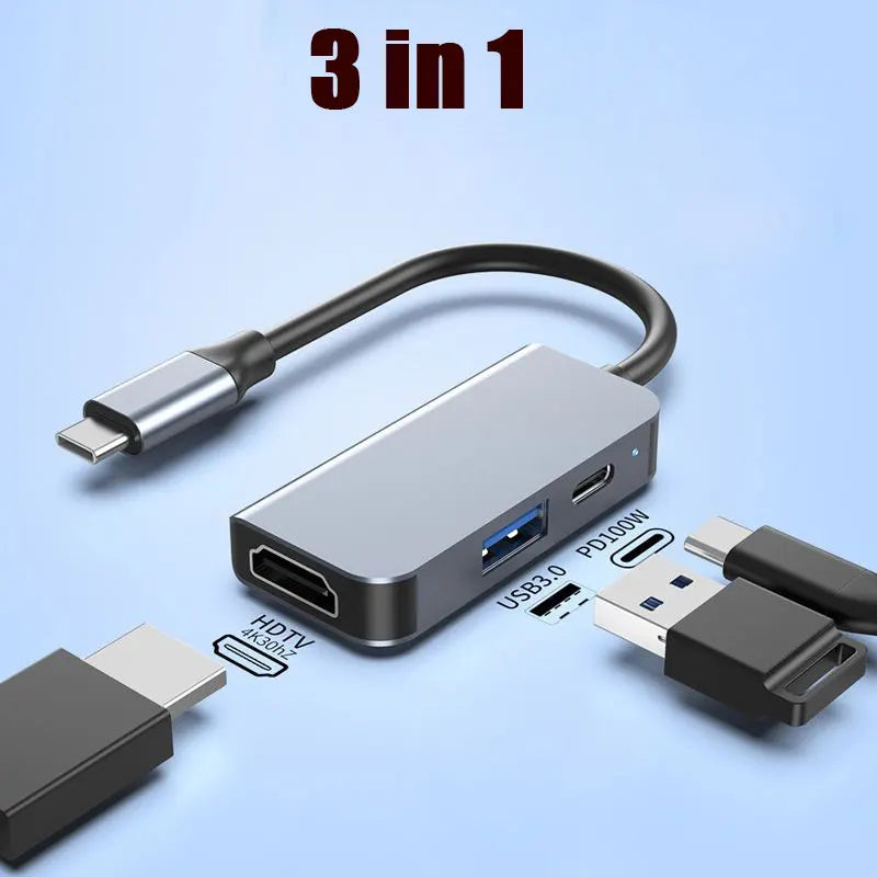 USB C Hub With 4K HDMI PD Fast Charging DockingStation