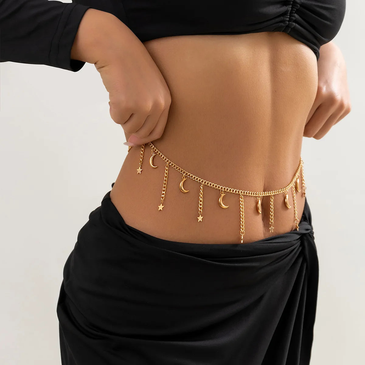 Minimalist Double Layer Metal Belly Chain for Summer - Smarsty