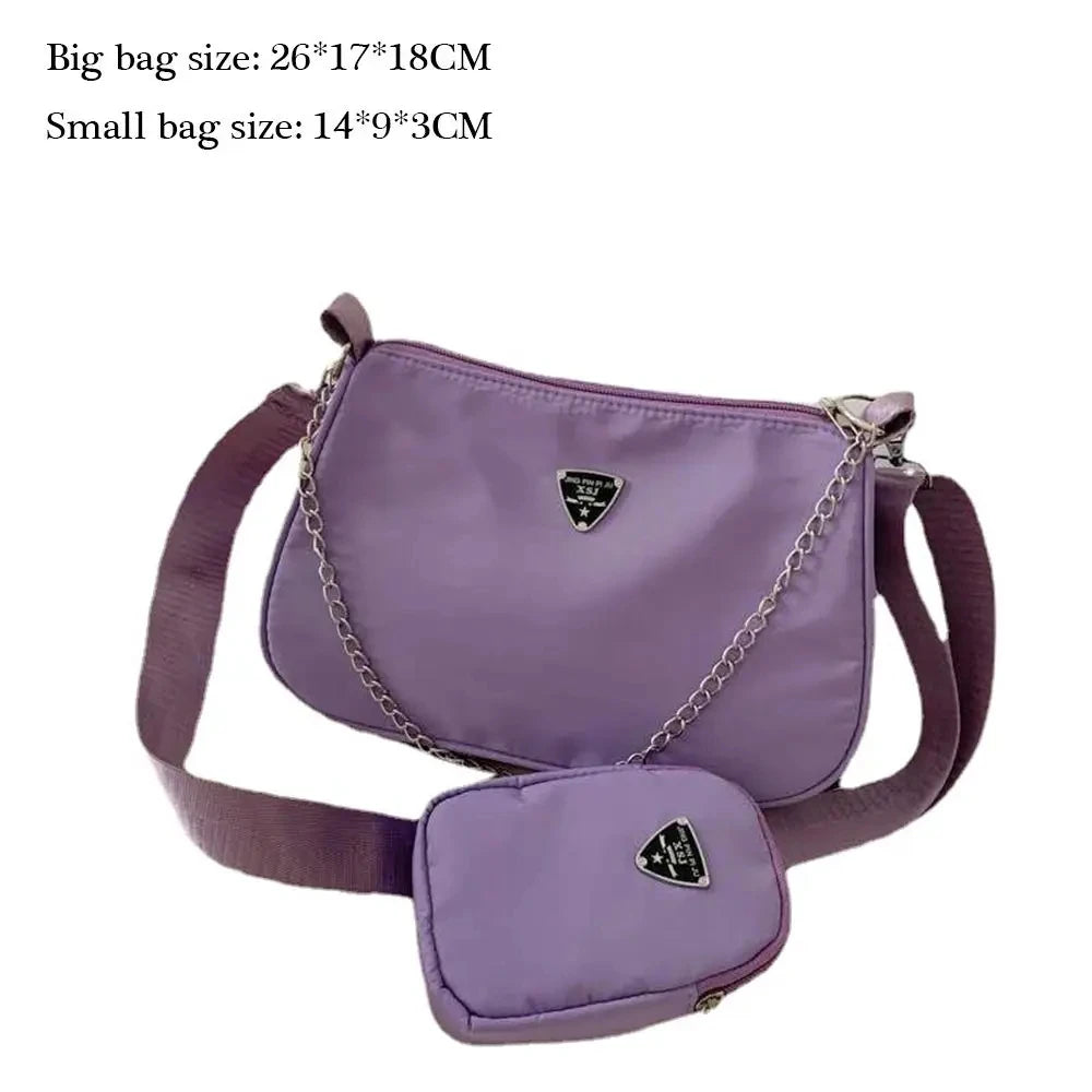 Nylon Crossbody Bag For Women Lightweight Portable Everyday - Smarsty