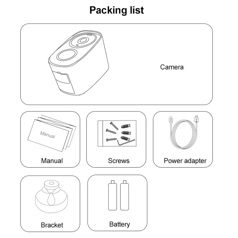 Vstarcam 2K Solar Security Cameras Wireless Outdoor Battery Powered Security Camera PIR Motion Alarm Cloud Storage Two Way Audio
