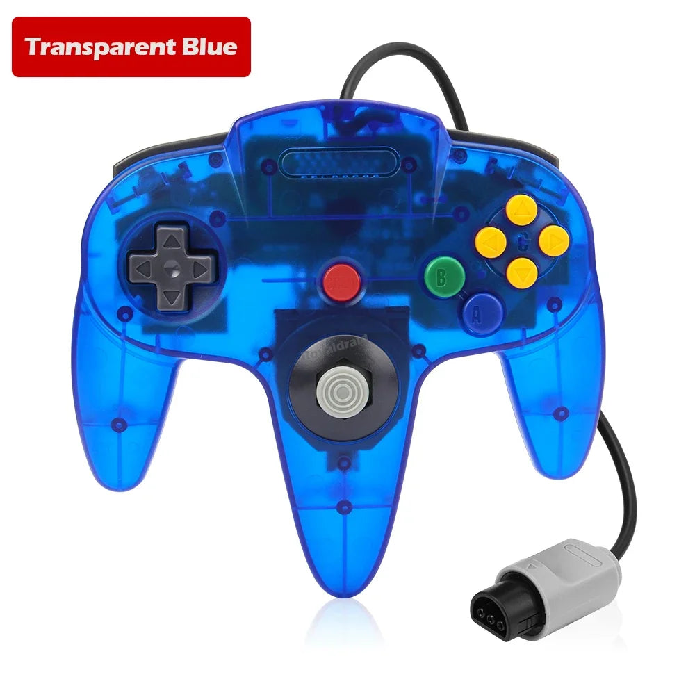 N64 Classic Wired Gamepad Controller With 8 Color Options - Smarsty