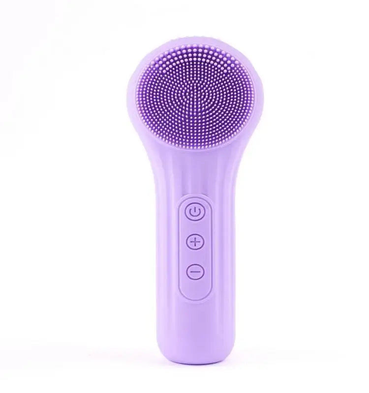 Electric Silicone Face Scrubber with Heating Vibration - Smarsty