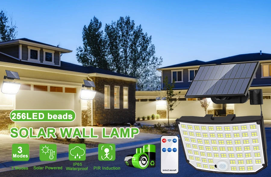 Super Bright Solar Motion Sensor Light for Outdoor Use - Smarsty
