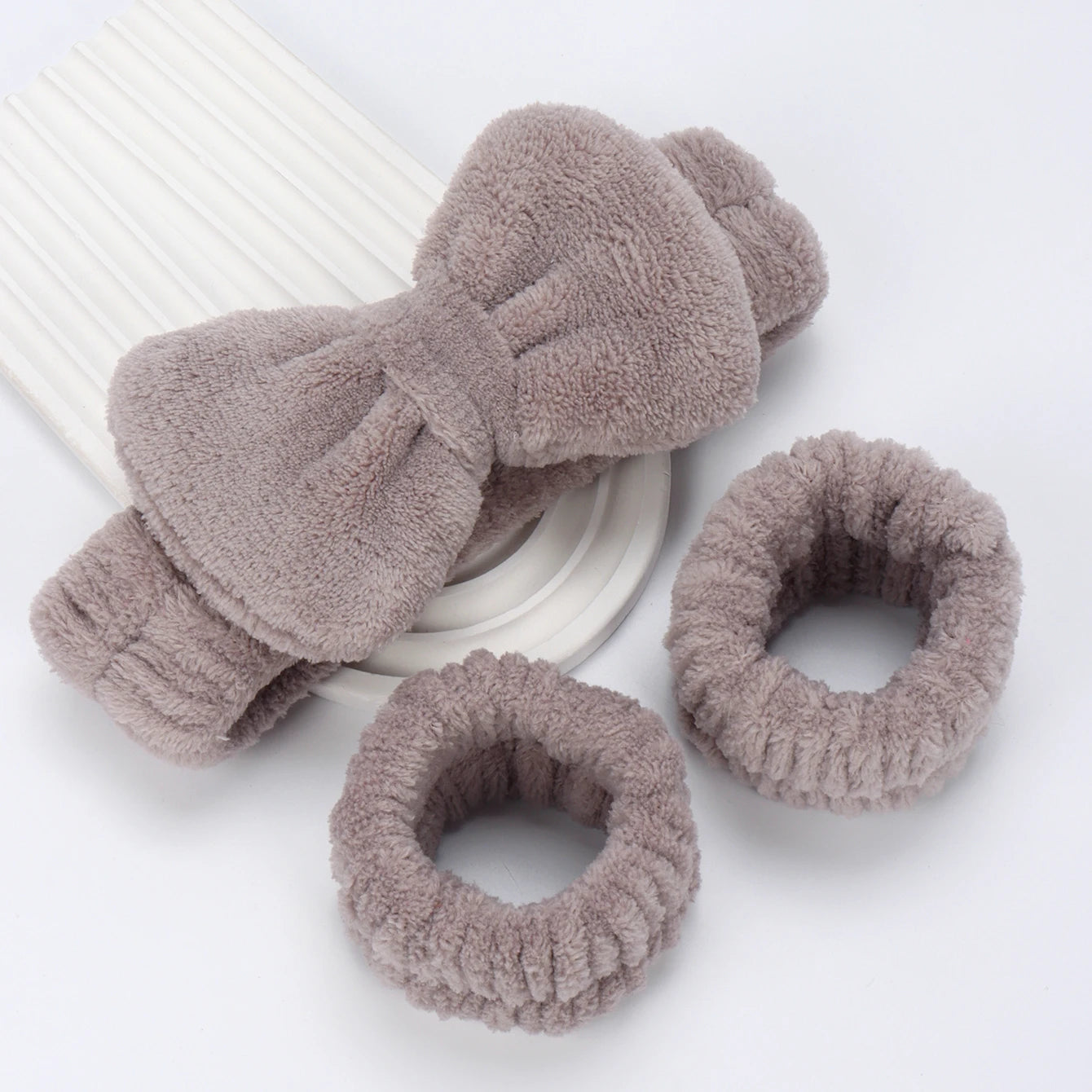 3 Piece Spa Headband Set for Makeup and Face Washing - Smarsty