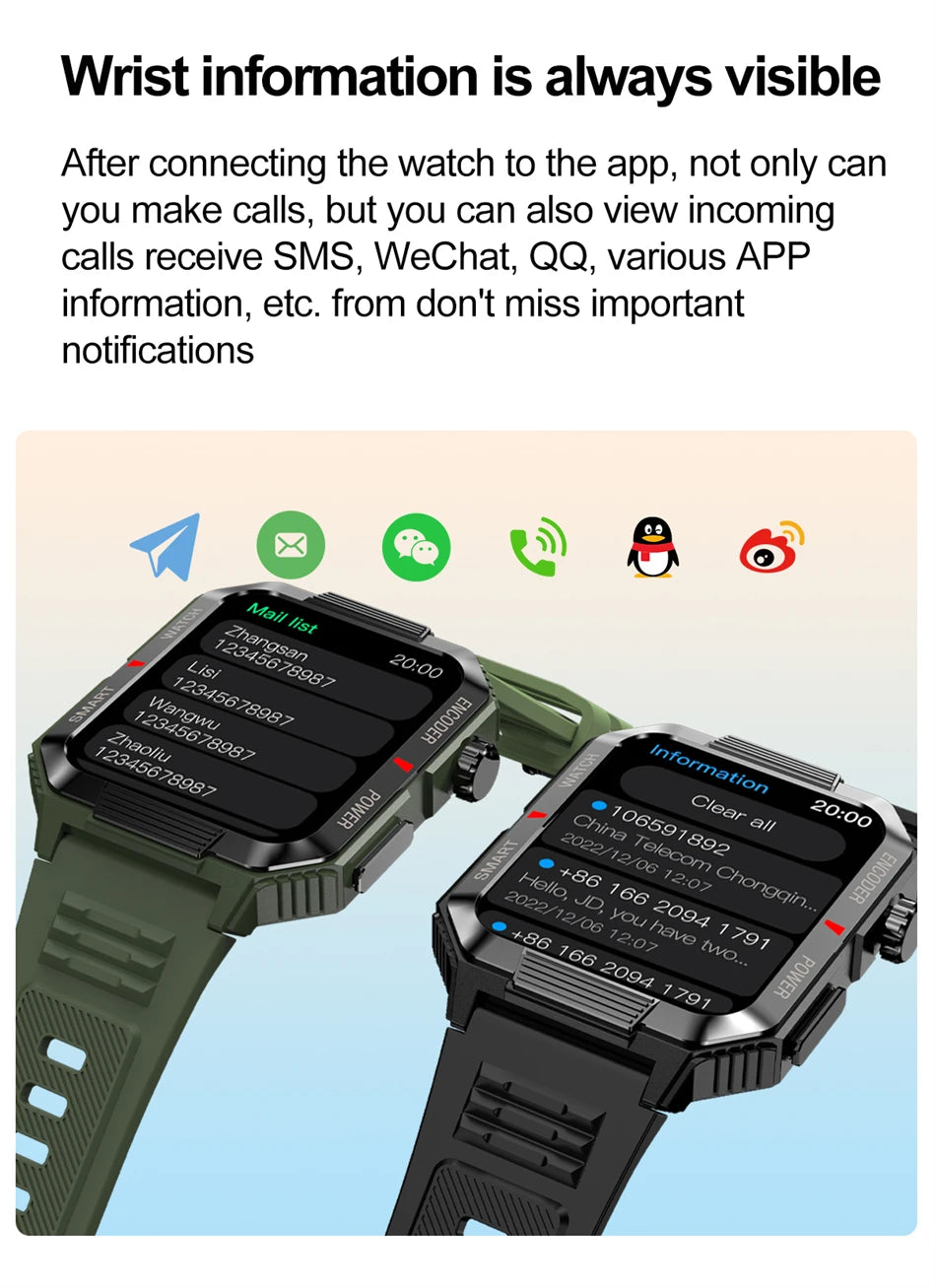 NFC GPS Bluetooth Smart Watch with HD Screen - Smarsty
