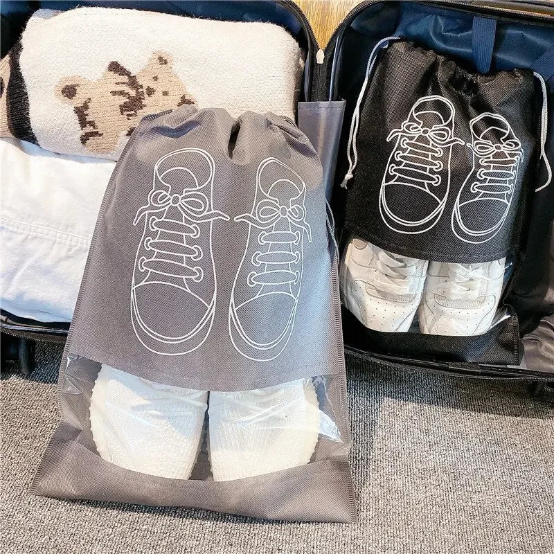Nonwoven Shoe Storage Bag Travel Organizer Waterproof - Smarsty
