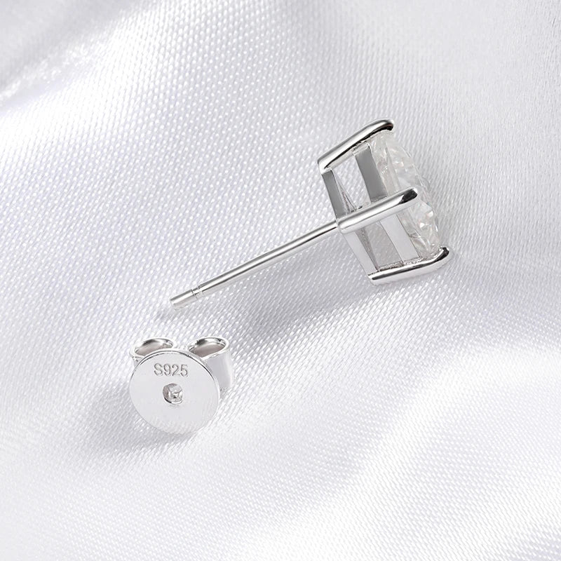 Moissanite Stud Earrings 0.4-5CT VVS Sterling Silver - Smarsty
