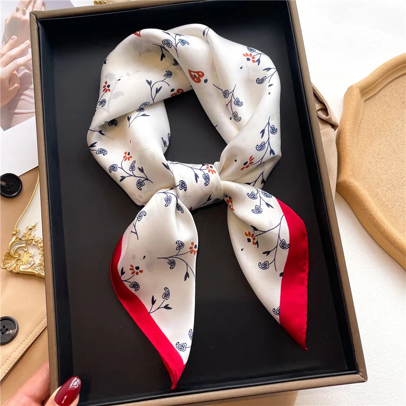 Luxury Silk Scarf for Women Summer Travel Shawl - Smarsty