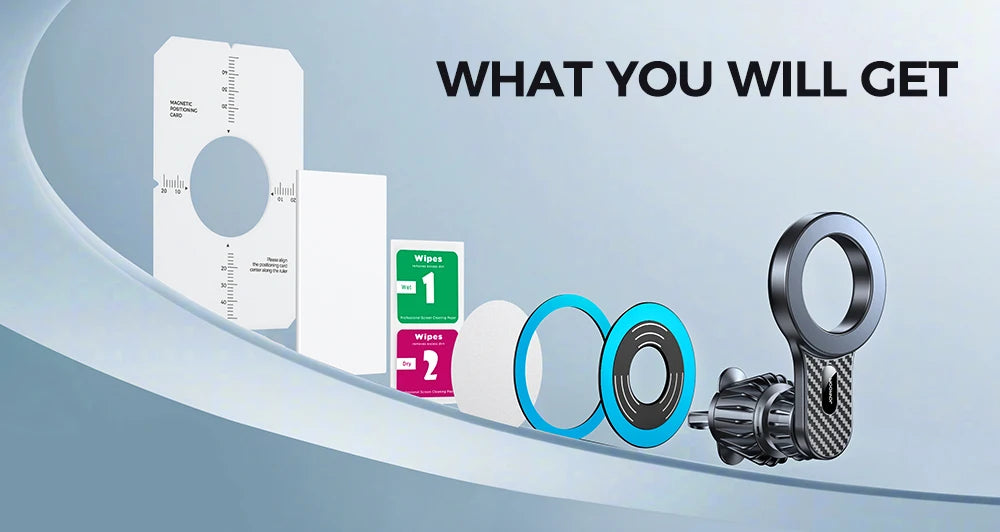 Magnetic Car Phone Holder Strong Vent Mount Smartphones - Smarsty