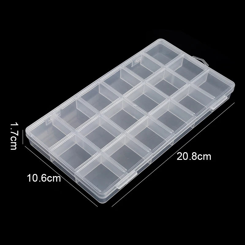 Clear Plastic Jewelry Organizer Box for Easy Storage - Smarsty