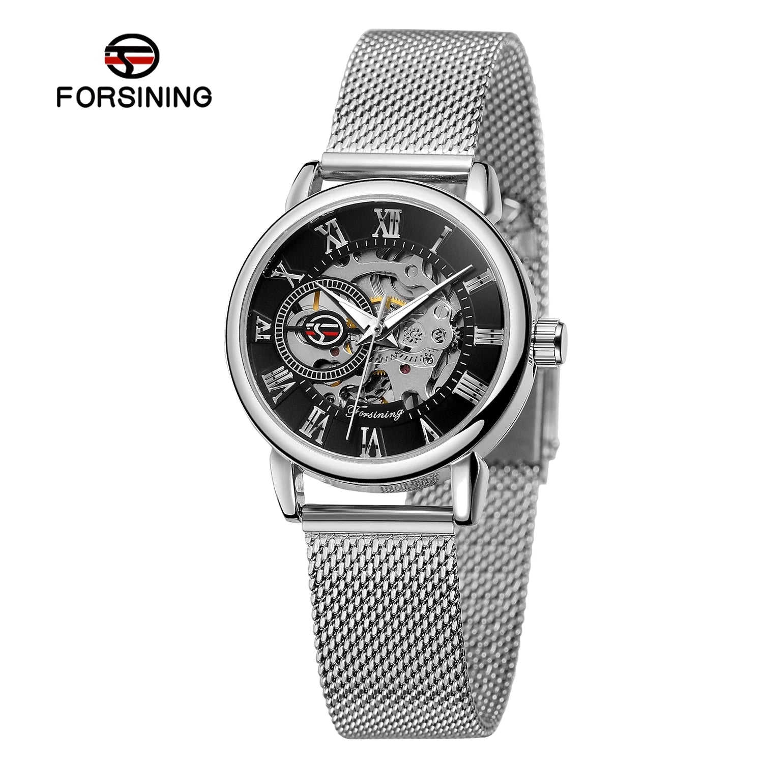Luxury Skeleton Mechanical Women's Watch Stainless Steel - Smarsty
