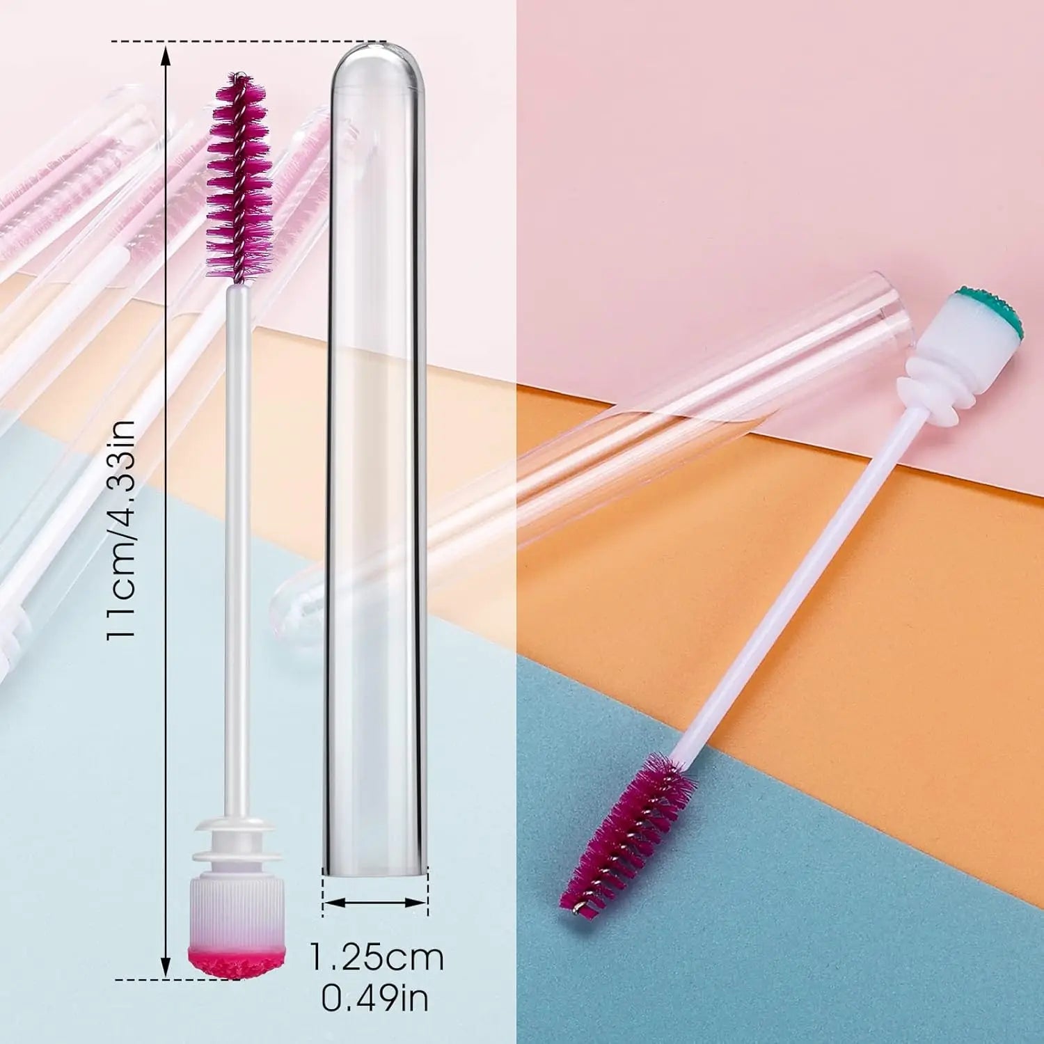 Reusable Eyelash Mascara Wands with Container for Easy Application - Smarsty