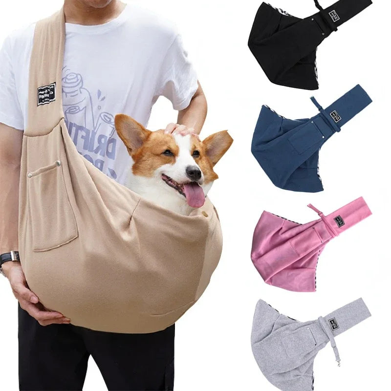 Comfortable Dog Sling Carrier Bag for Travel - Smarsty