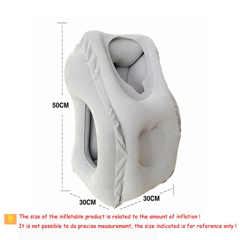 Portable Inflatable Travel Pillow for Ultimate Neck Support - Smarsty