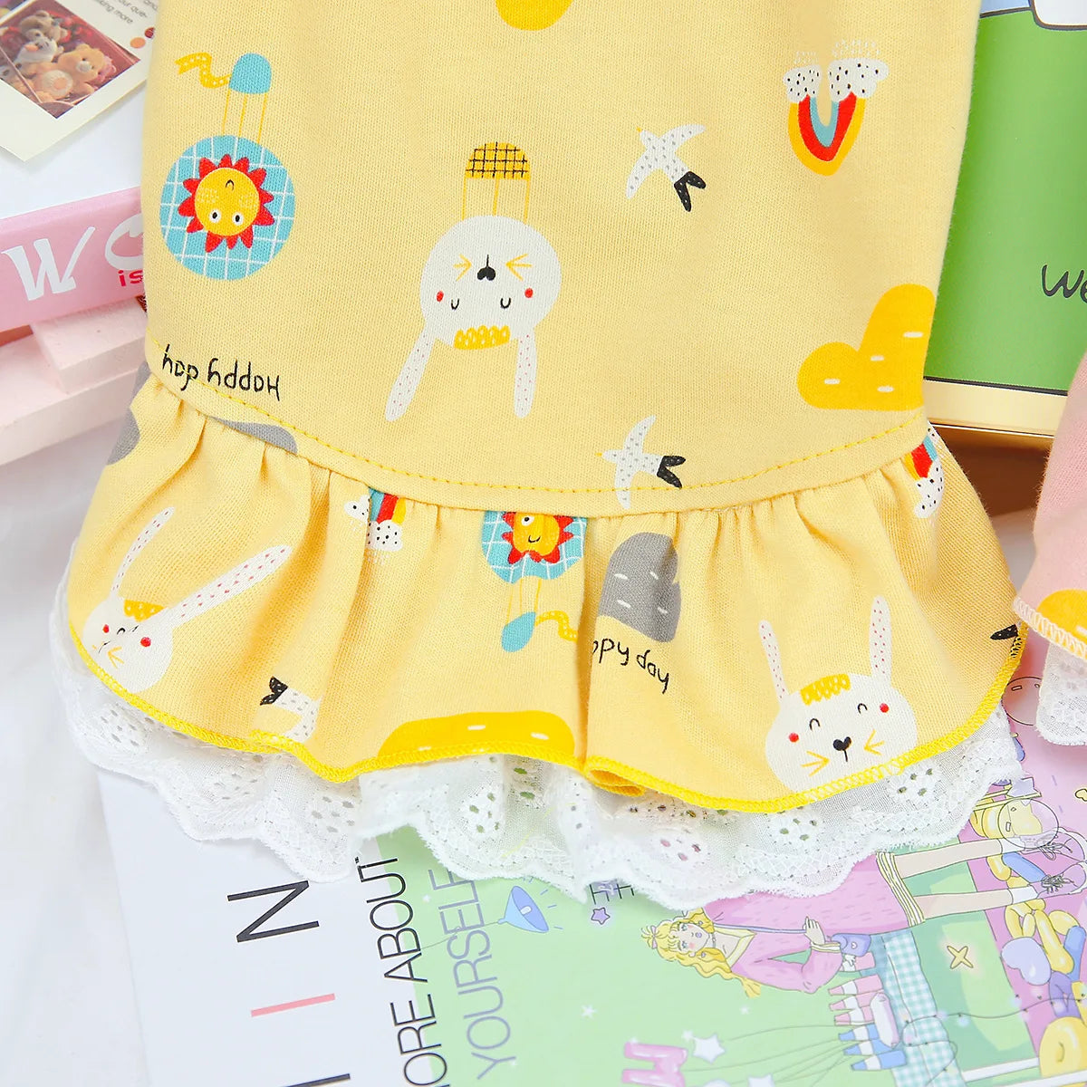 Summer Dog Dress for Small Pets with Stylish Stripes - Smarsty