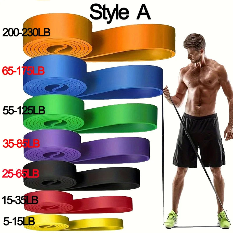 2 Style Resistance Bands Exercise Bands Pull Up Assist Bands Powerlifting Bands For Men And Women Fitness Training Home Workouts by Smarsty