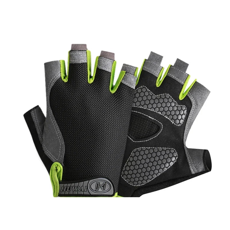 Breathable Half Finger Cycling Gloves Anti Slip Shock Absorption - Smarsty
