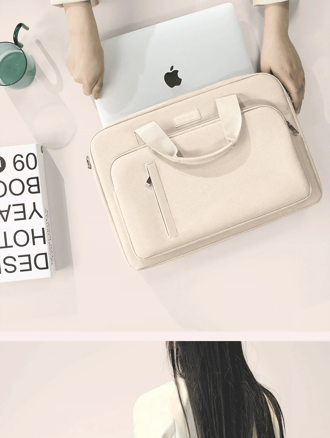 Waterproof Laptop Bag For MacBook Pro Air 13 15 Strap