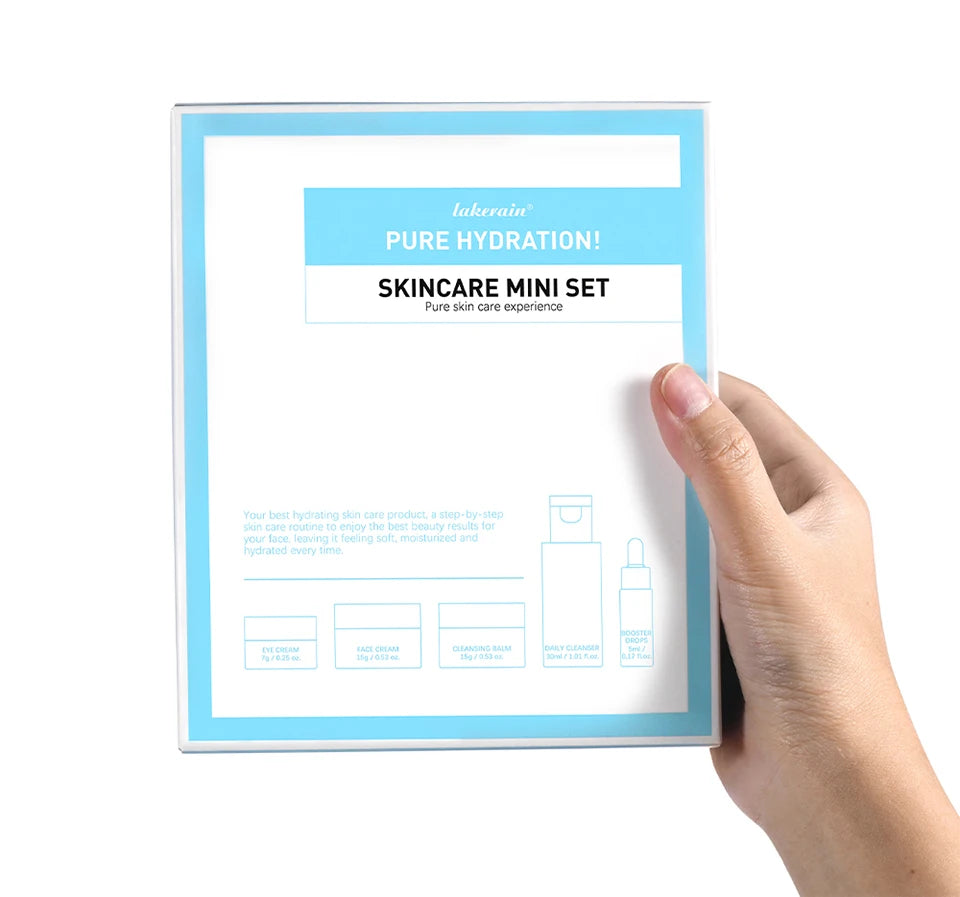 5PCS Skincare Set Hydrate Brighten Firm Skin Exfoliating Acne Removal Shrink Pore Fix Sensitive Dullness Collagen Face Kit