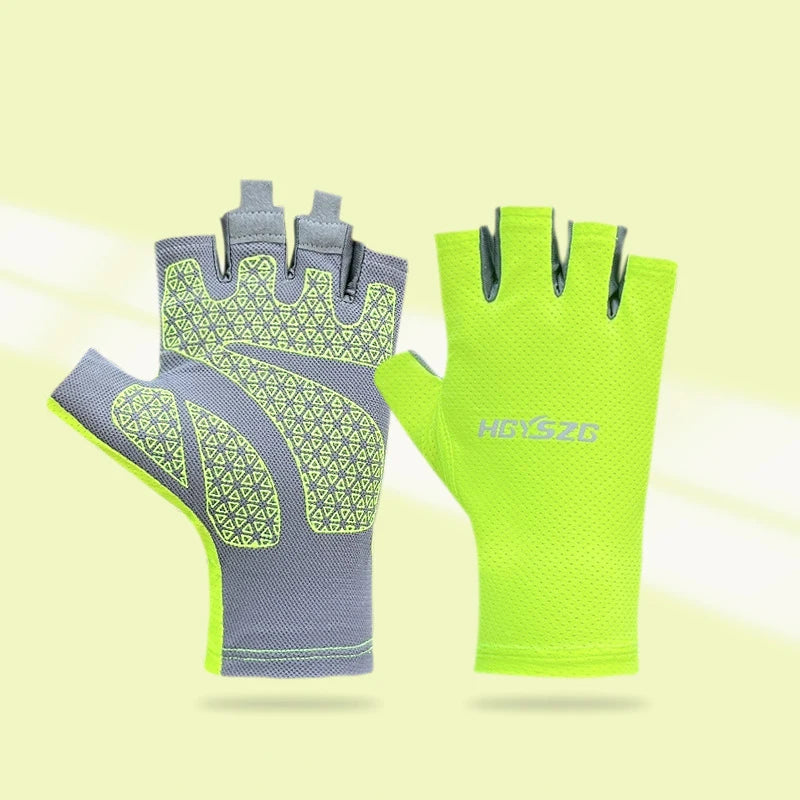 Breathable Non Slip Fingerless Cycling Gloves for Men and Women - Smarsty
