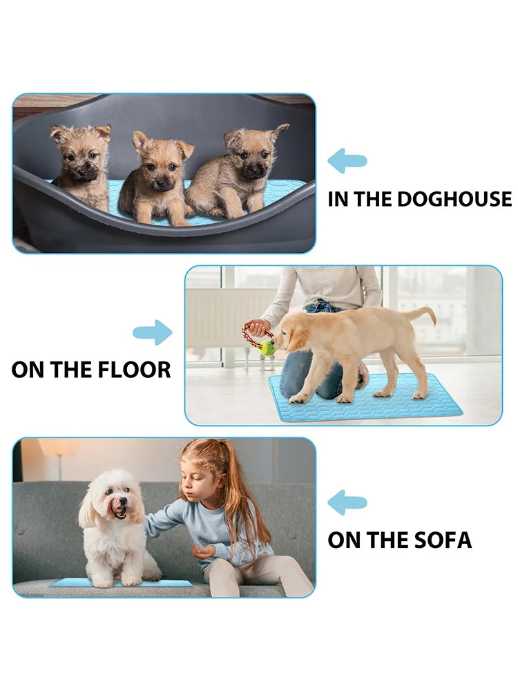 Large Dog Cooling Mat for Summer Comfort - Smarsty
