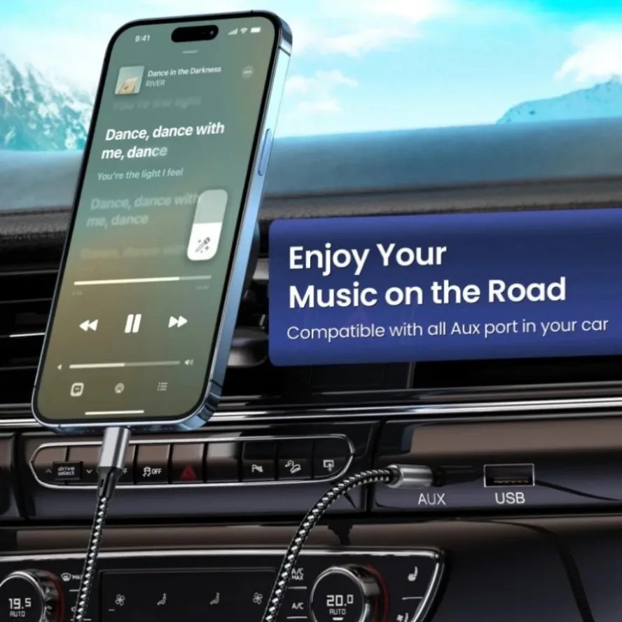 USB Type C to 3.5mm Aux Audio Adapter for High Fidelity Sound - Smarsty