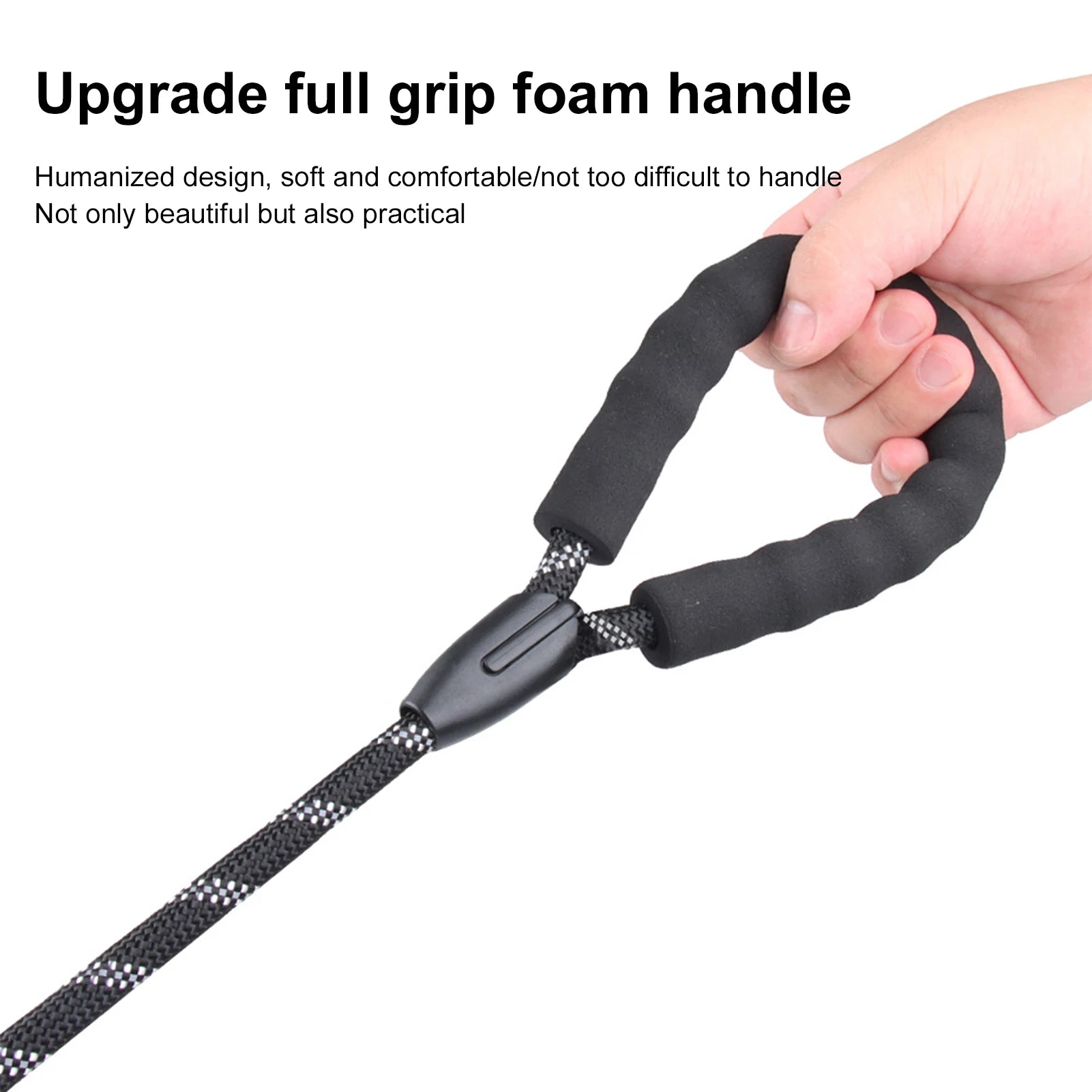 Nylon Reflective Dog Leash with Comfortable Handle - Smarsty