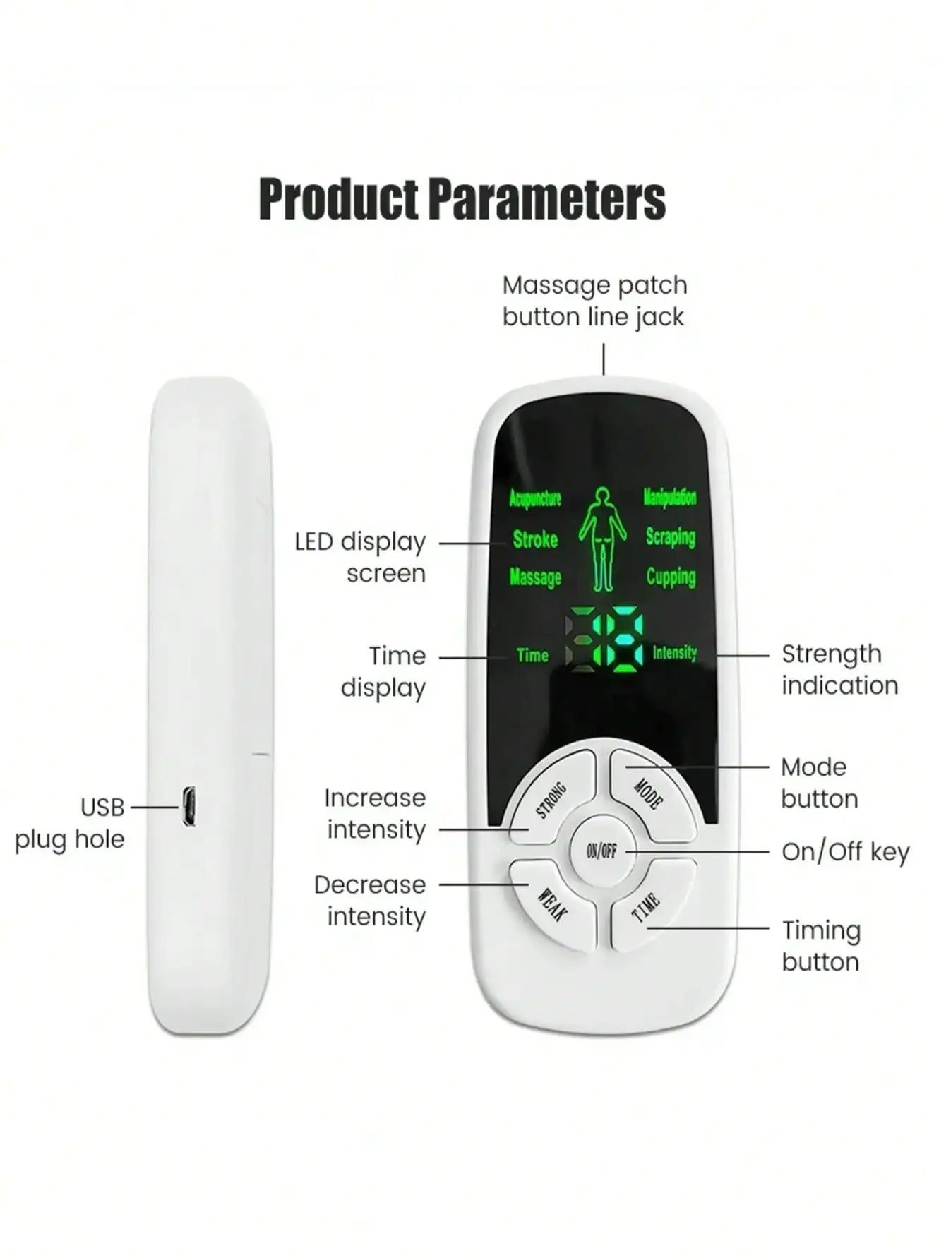 Electric Muscle Therapy Stimulator for Pain Relief - Smarsty